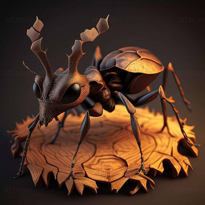 3D модель Polyrhachis hastata (STL)